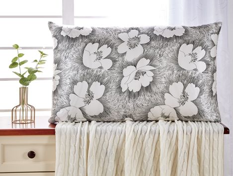 Popular and Hot Sale of China Customized 100% Mulberry Silk Pillowcase with Hidden Zipper Queen Size Printing Design, Flower