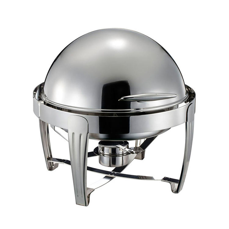 Kitchen Equipments for Restaurants with Prices Buffet Food Warmer Stainless Steel Roll up Chafing Dish