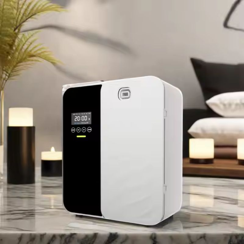 Wholesale APP Fragrance Essential Oil Diffuser for Hotel Aroma Refill APP Control 500ml Wall Hang Fragrance Maker Machine