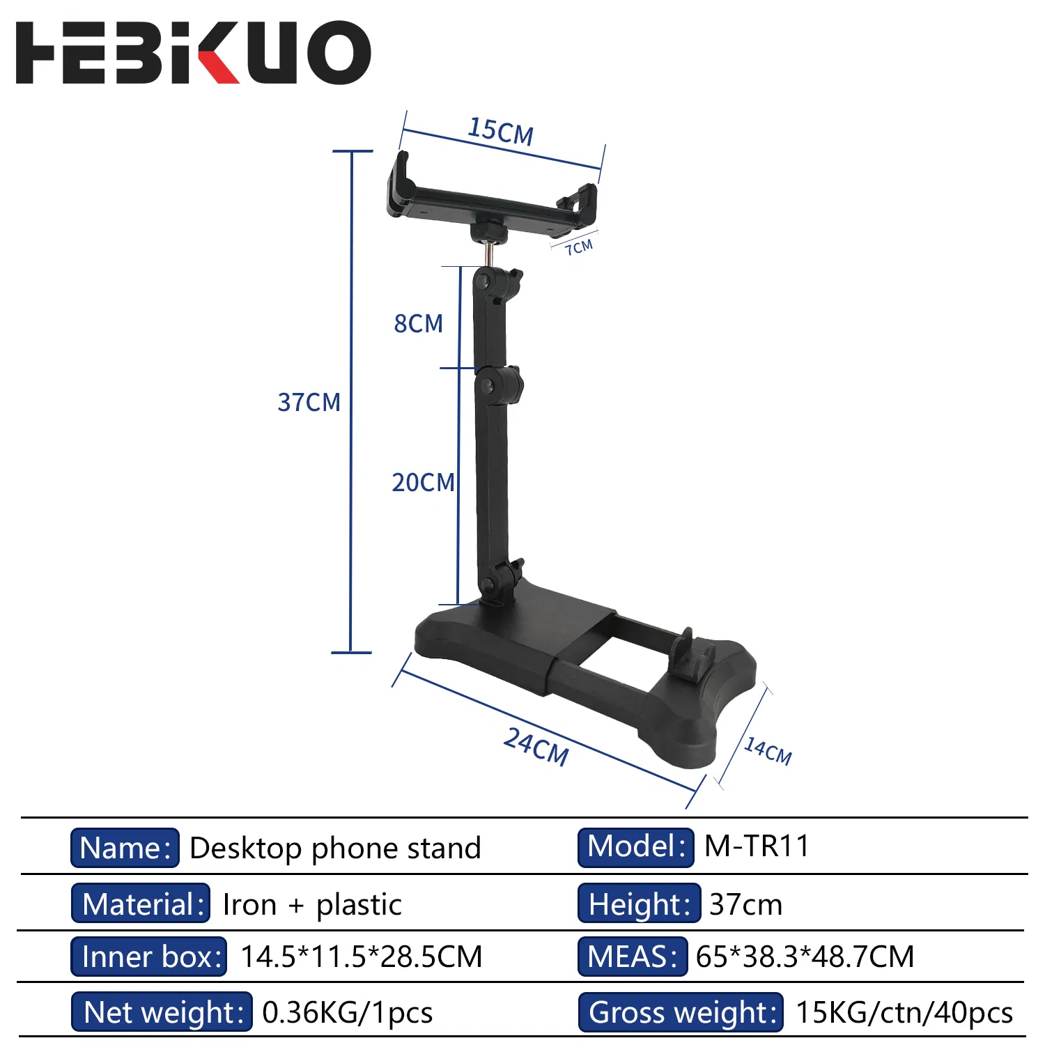 New Hot Sale Table Mobile Phone Support Arms Universal Desktop Lazy Adjustable Phone Holder