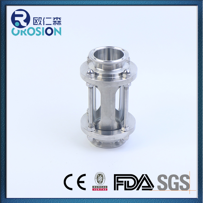 High-Quality Stainless Steel Inline Sight Glass for Hygiene