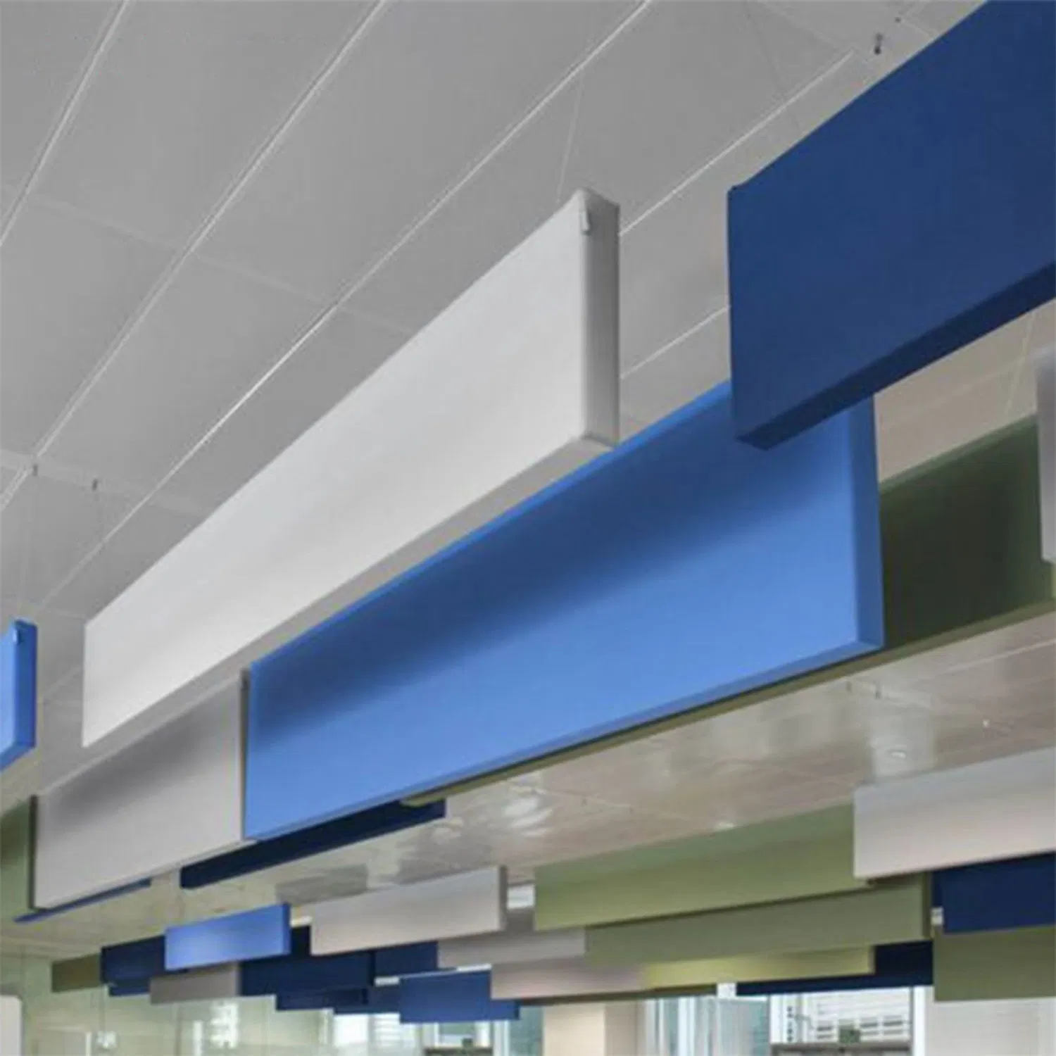 Recycle Material Easy Hanging Sound Proof Ceiling Baffle Polyester Fiber Pet Felt Acoustic Sound Absorbing Panels