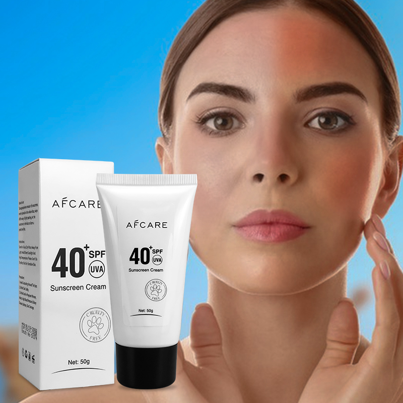 Private Label Sunscreen Cream SPF 50 Tinted Sun Screen Skin Whitening Sunburn