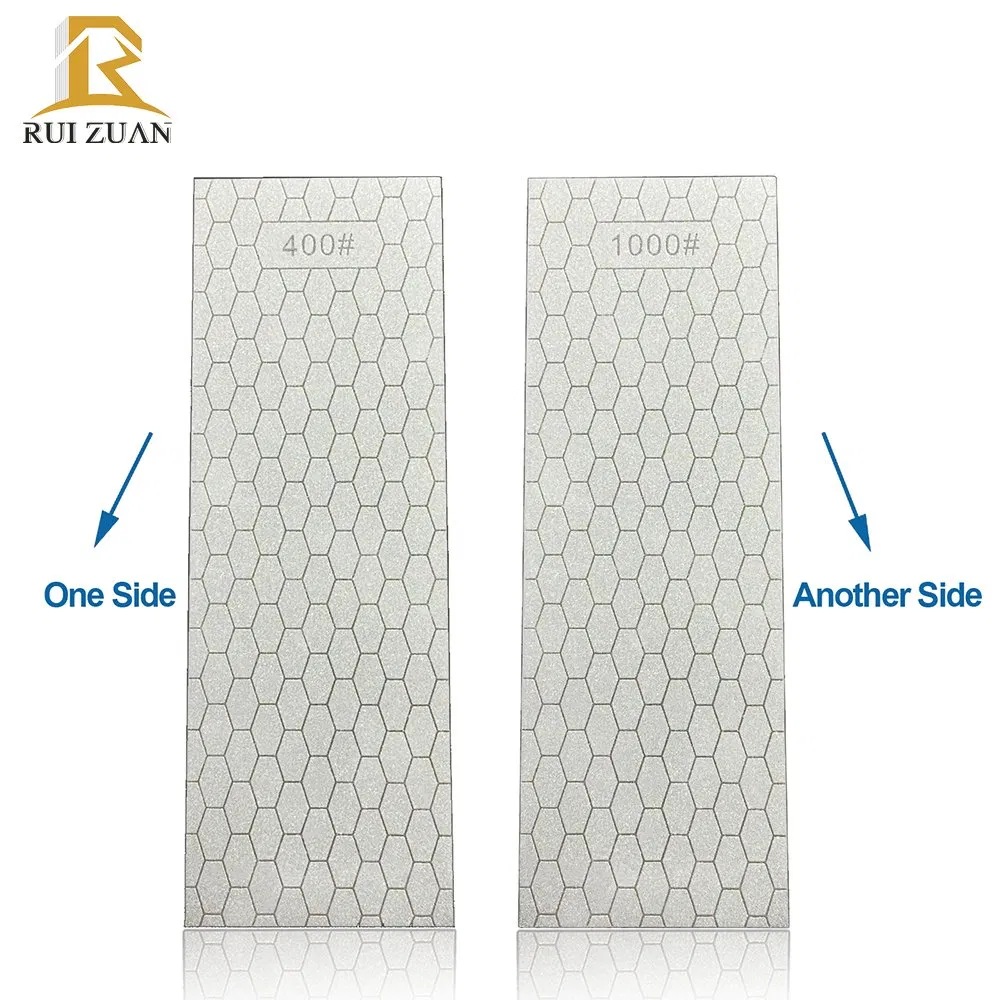 Electroplated Diamond Surface Sharpening Stone Double-Sided Grit Size Whetstone CBN Whetstone Knife Sharpening