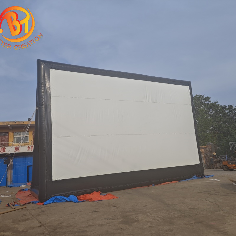 Large TV Projector Screen Cinema Equipment Advertising Inflatable Screen Outdoor Movie