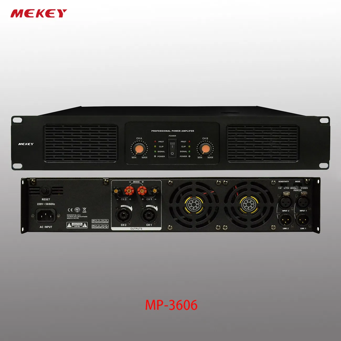 Компактный усилитель мощности MEKEY MP-3610