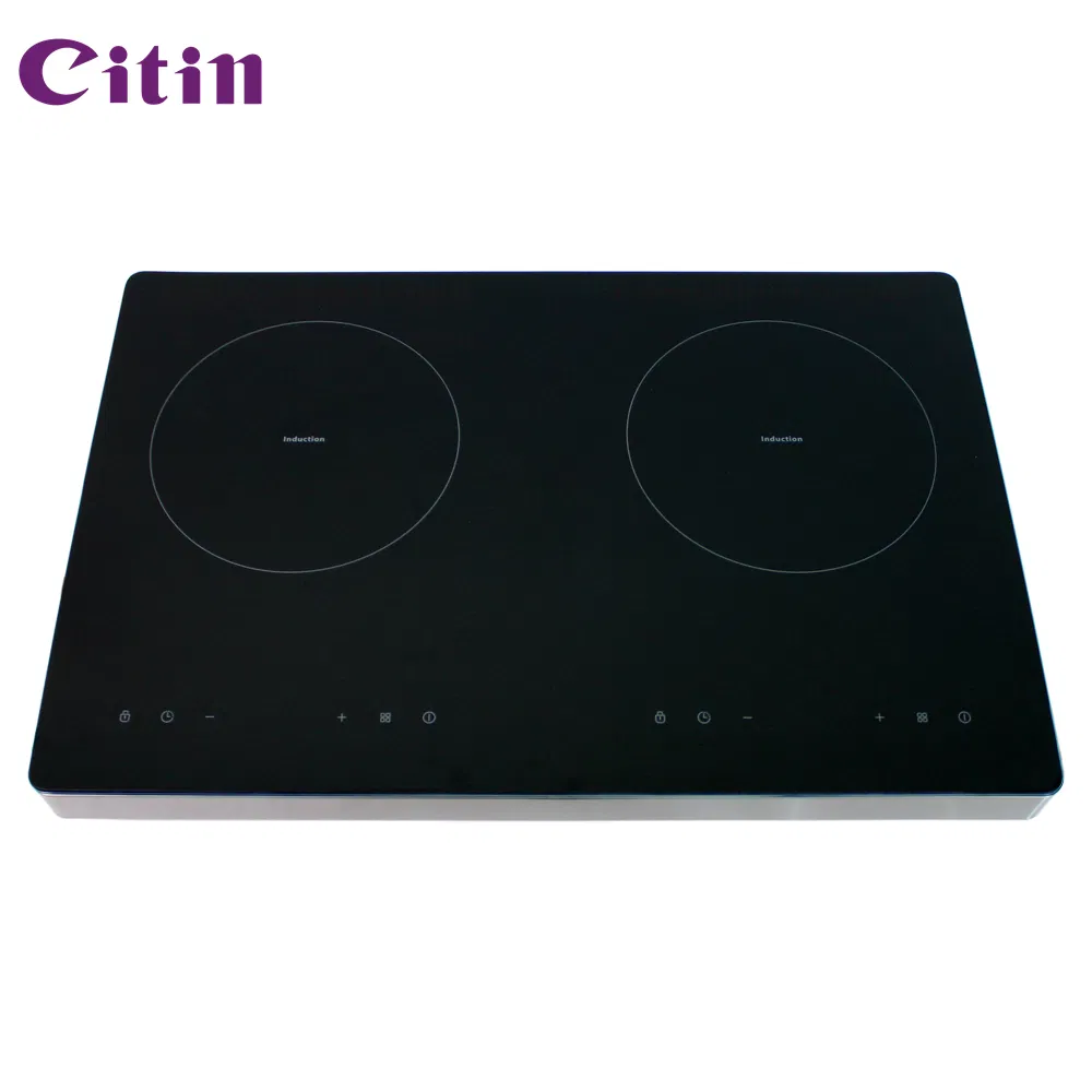 Premium Kitchen Electric Cooktop with 2 Burners Induction Hob