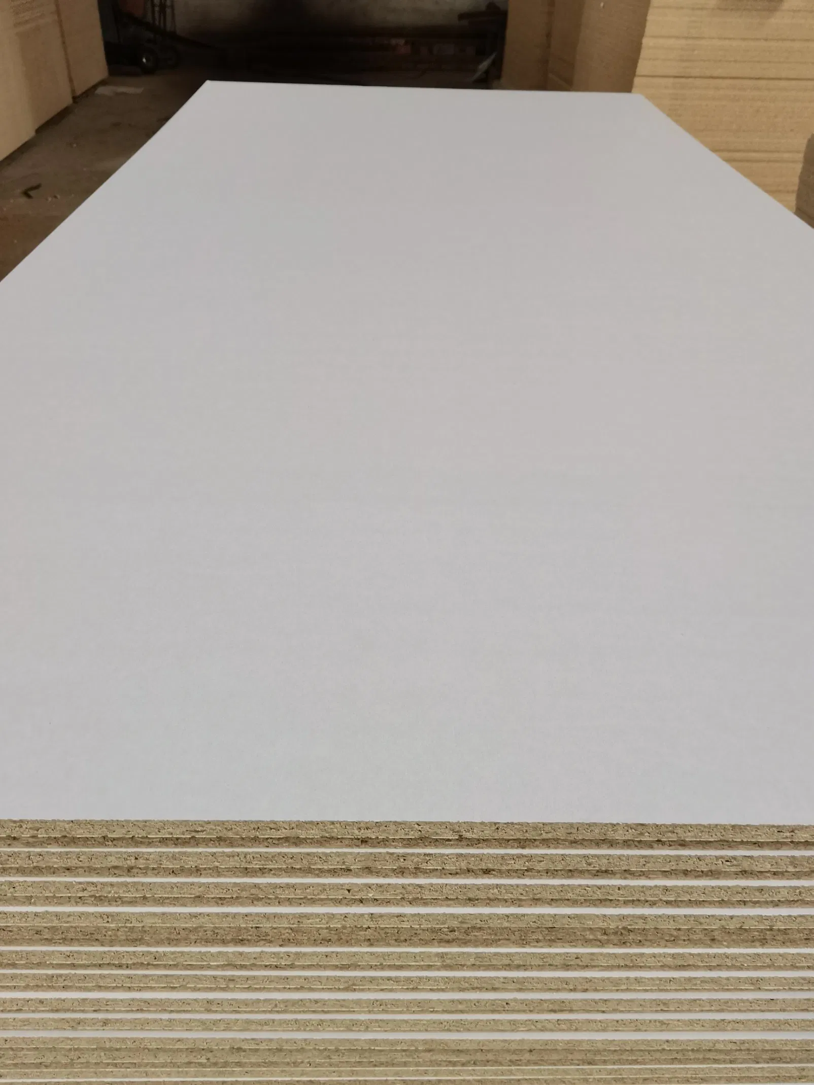 Finger Jointed Core Melamine Paper Laminated Commercial Plywood Cheap Prices
