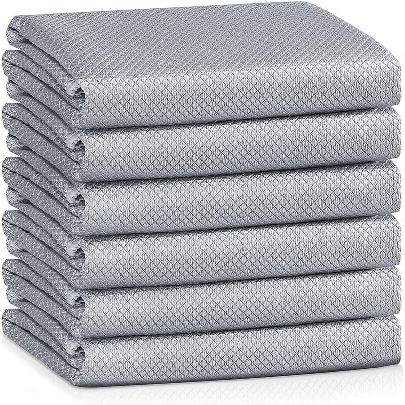 Brighthomey Mirror Cleaning Cloth Miracle for Stainless Steel Wine Glass Polishing Towels