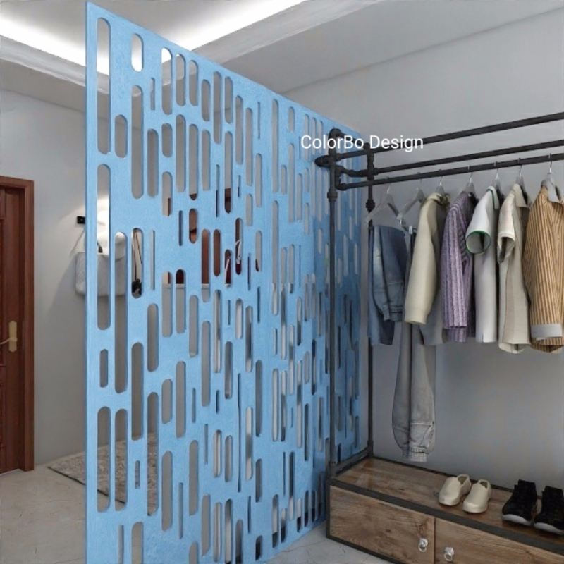 Elegant Sound Absorption Carved Acoustic Panel for Interiors