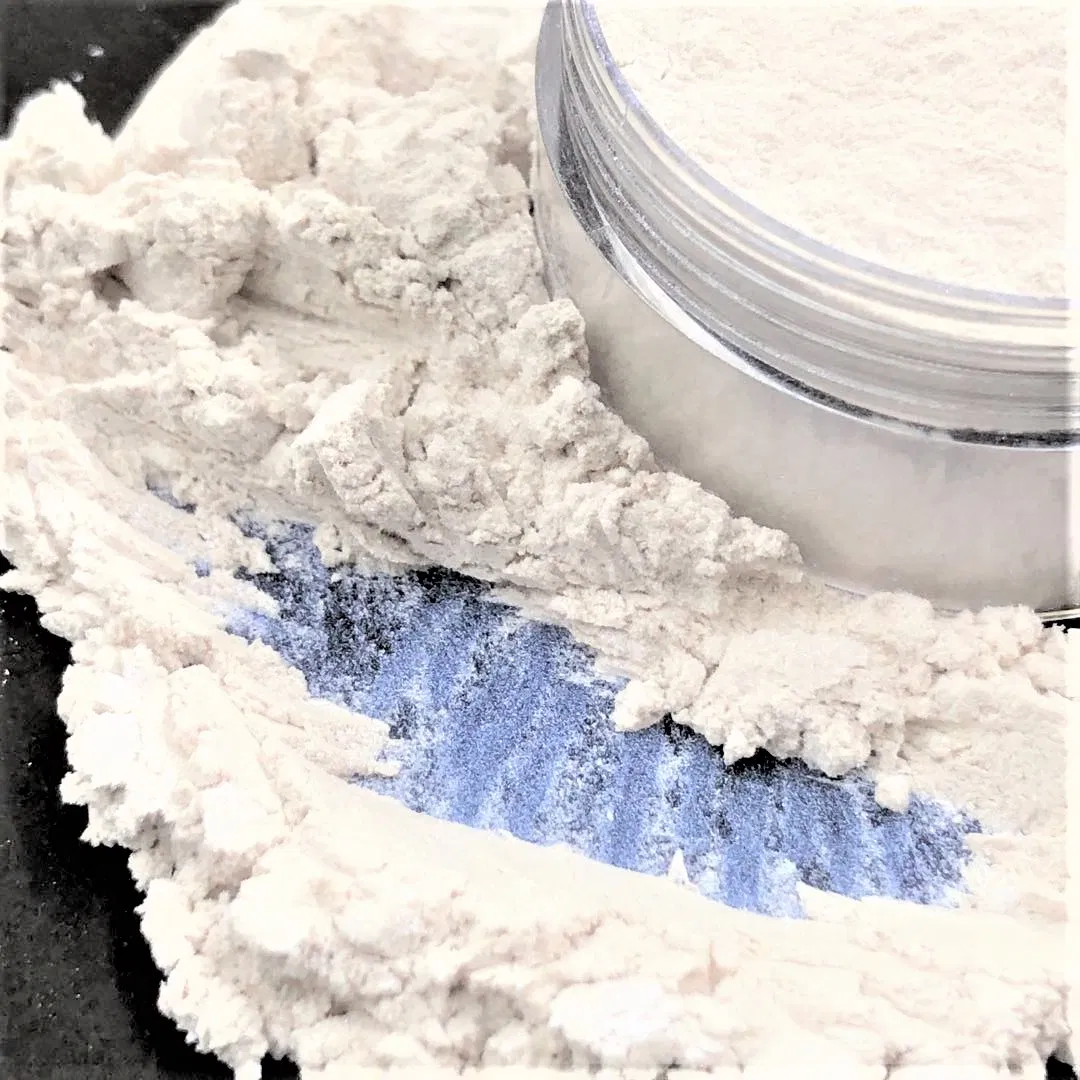 Pearlescent Pigments P725 Blue Pearl for Coating Plastic 225 Rutile Fine Silver Paint Nail Art
