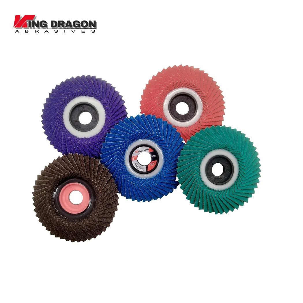 Лепестковый круг 100 мм T27, оксид циркония, зернистость 60