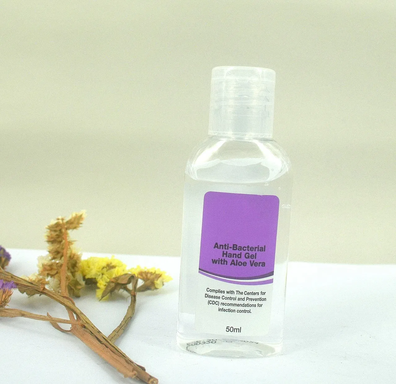 50ml Private Label Wash-Free Disinfectant Alcohol Hand Sanitizer Gel Ce Certification