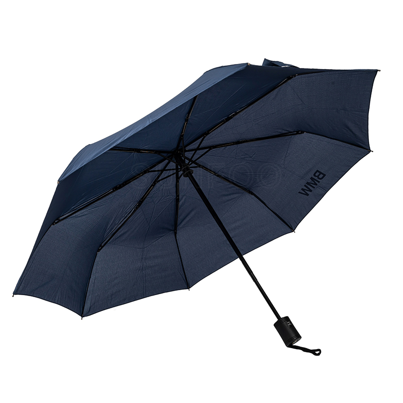 Wholesale Promotion Cheap Price Factory Personalized Logo Printing Advertising Compact/Travel Full Automatic Custom Rain Three Folding Umbrella