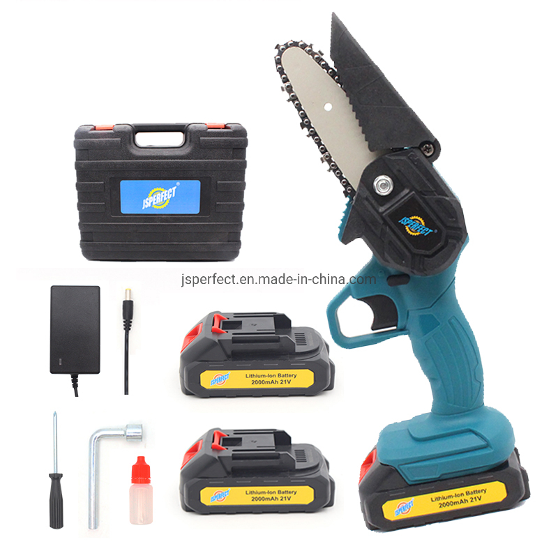 Portable Rail Mini 4-Inch Cordless Electric Chainsaw Pruning