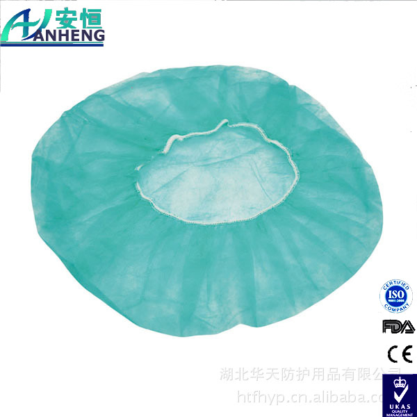 China Factory Disposable Polypropylene Bouffant Cap