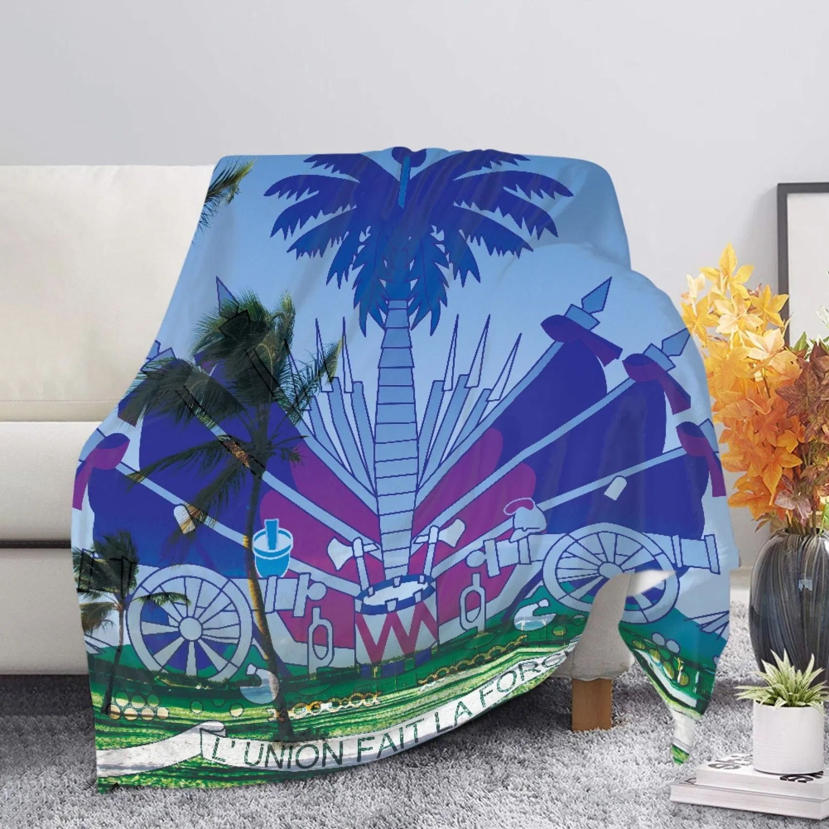 High Quality 330GSM Custom Logo Coral Curly Fleece Microfibre Bed Name Blanket Custom Other Blankets