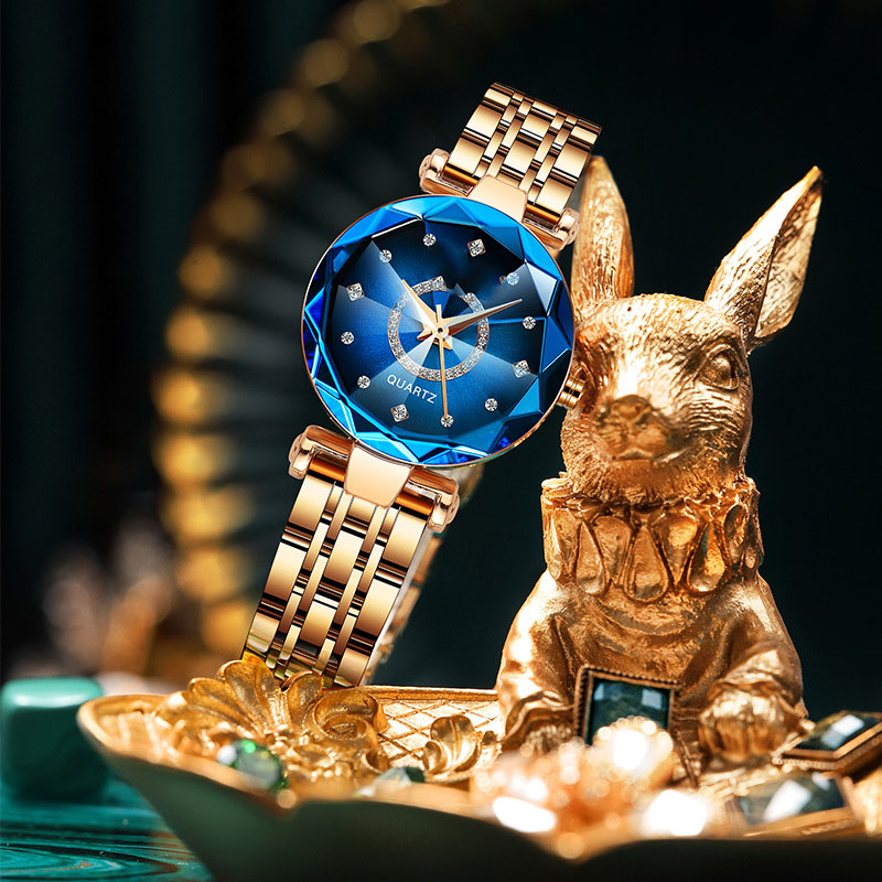 Best Selling Multi-Pronged Ceramic Solid Steel Strap Waterproof Watch