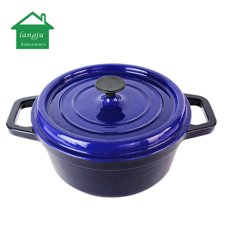 Hot Sale Safety Eco-Friendly Round Cast Iron Enamel Casserole
