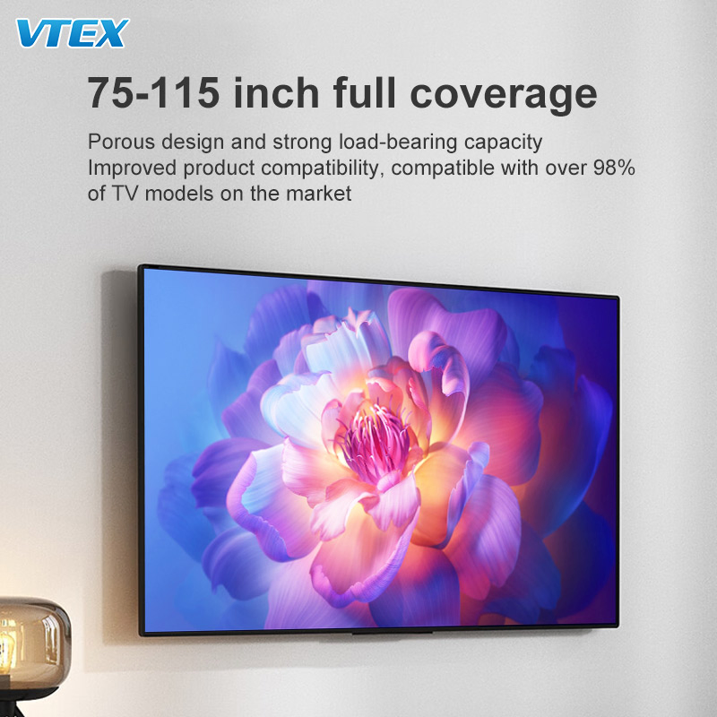 100kg 85 to 115inch Big Size Vesa 900mm Full Motion Swivel Tilt Flat Screen Foldable TV Mounting Aluminum Wall Mount TV Bracket