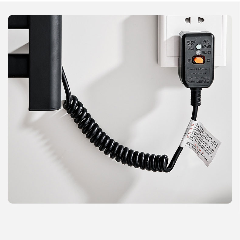 Электрический полотенцесушитель с полкой для ванной