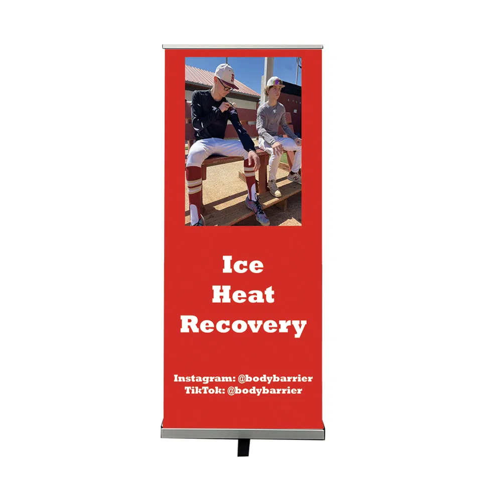 High Quality Portable Aluminum Frame Roll up Banner Custom Design with Logo for Advertising