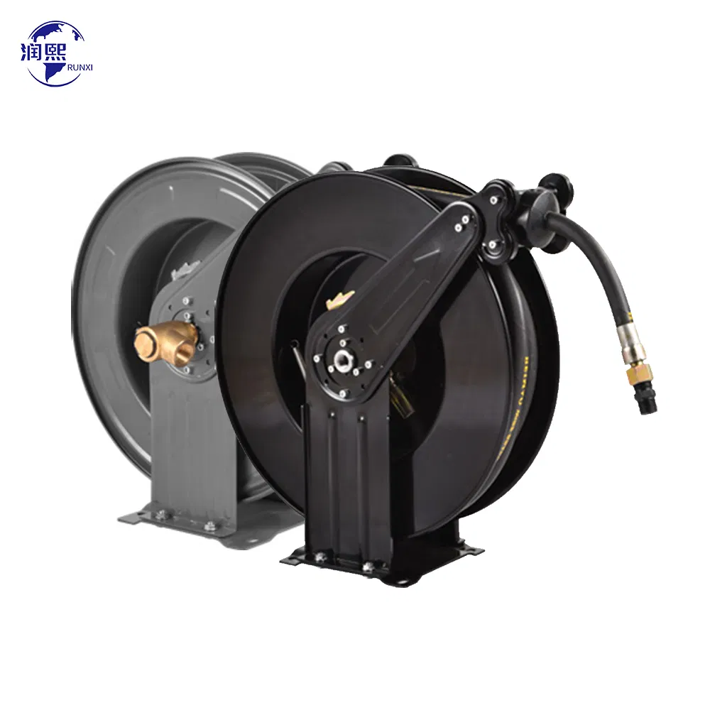 Customized Retractable High Pressure Car/Road Washing Water Air Hose Coil Reels