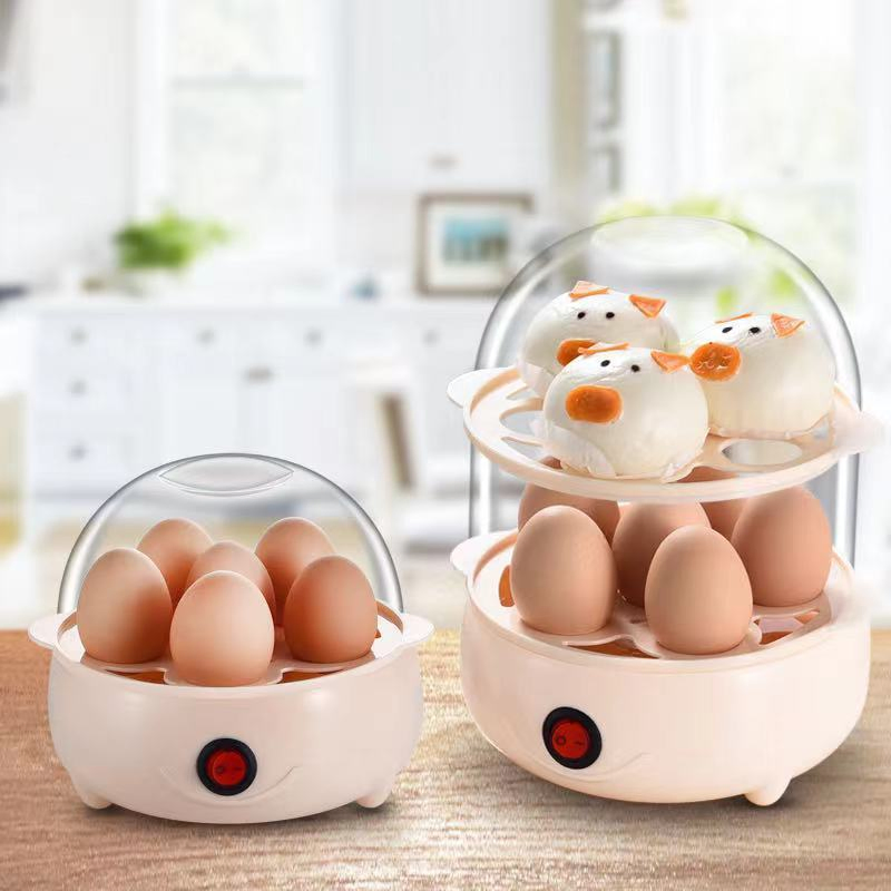 2025 Automatic Mini Home Breakfast Egg Poacher and Steamer Plastic Custard Machine