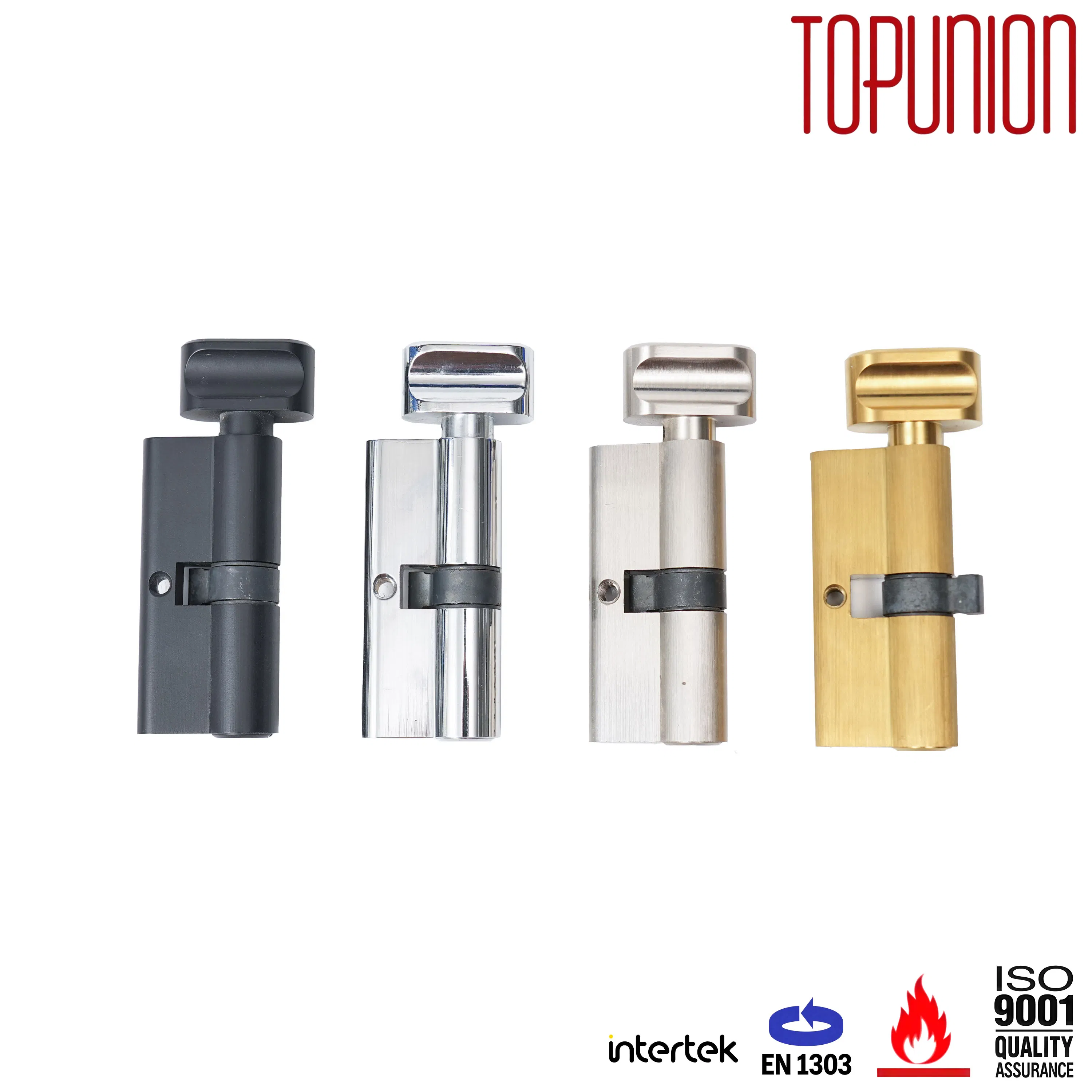 Single Euro Thumb Turn Cylinder Internal Spin External Key Anti Drill Security