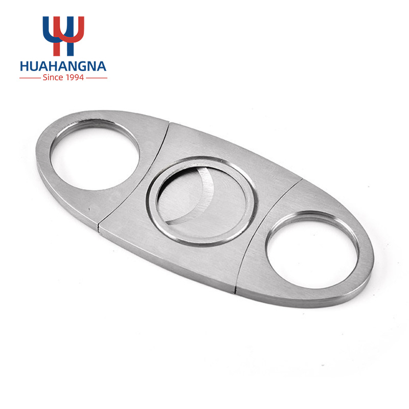 Premium Guillotine Cigar Cutters for Men Stainless Steel Double Blade Set for Effortless Precision Cuts