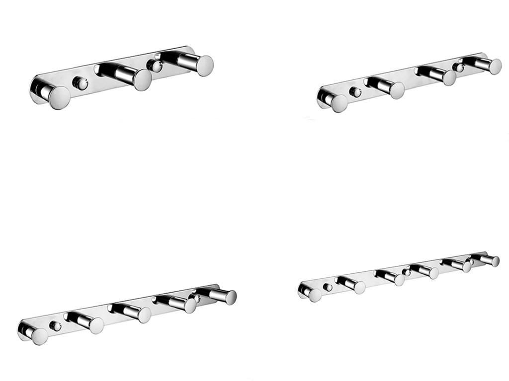 Настенный крючок для одежды Bedier, 5 крючков, нержавеющая сталь