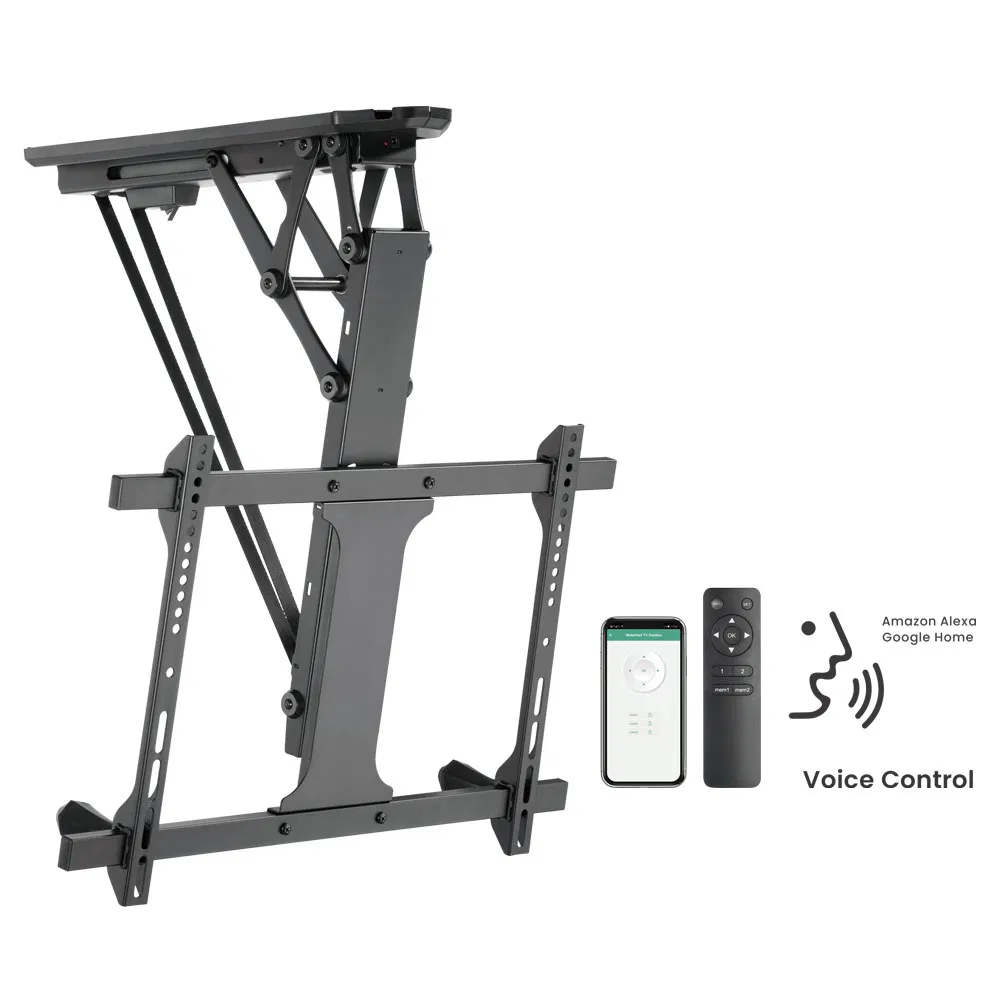 Customizable Large Flip Down Motorized Pitched Roof Vesa TV Mount