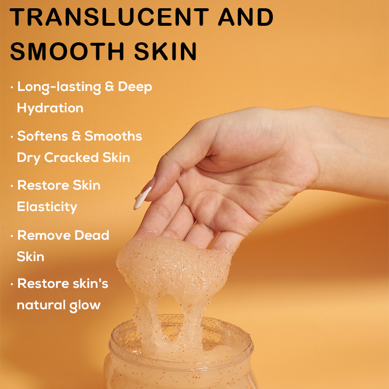 Organic Deep Hydrating Exfoliating Skin Restoring Natural Shine Moisturizing Mango Body Scrub