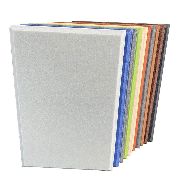 Recycle Material Soundproof Retardant Pet Polyester Fiber Felt 3D Acoustic Panel for Cinema Studio