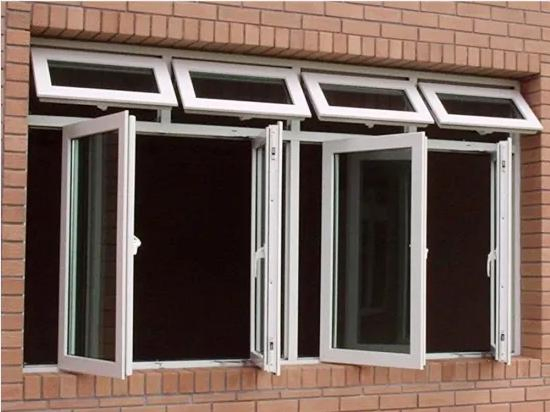 Competitive Price PVC/UPVC Sliding Window with Grill Inside Double Glass