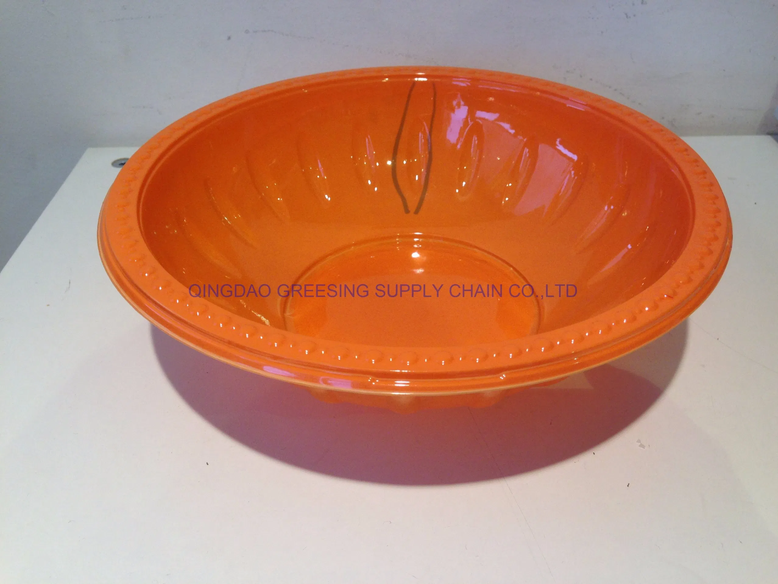 Good Quality Disposable Round Plastic Plates PS Plate