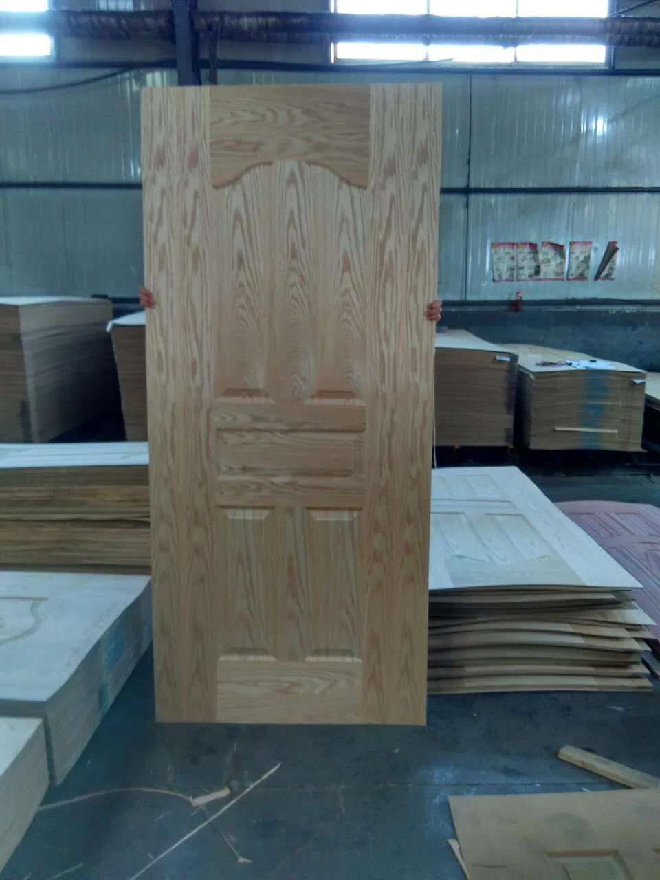 Melamine Paper HDF/MDF Molded Door Panel for Door Skin