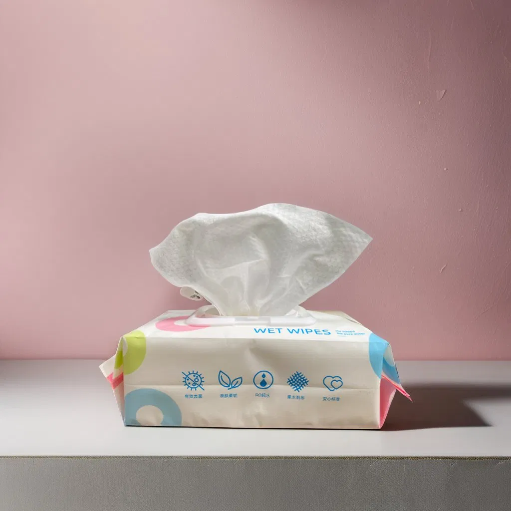 Eco-Friendly Sensitive Skin Wet Wipes Soft pH Balanced Cotton Flushable Organic Biodegradable Baby Wet Wipes