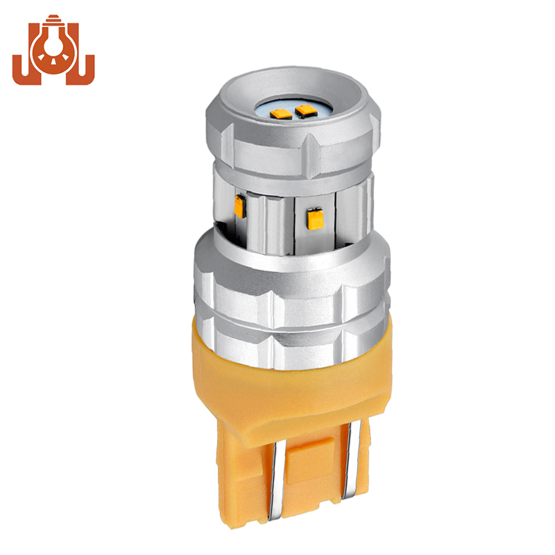 Светодиодная лампа 7443 для поворотников, желтая