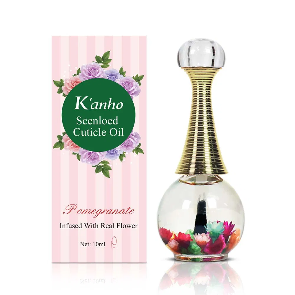 10ml Pomegranate Scented Cuticle Oil Moisture Nail Oil Care Dry Flower Nutrition Cuticle Oil for Nail Protection