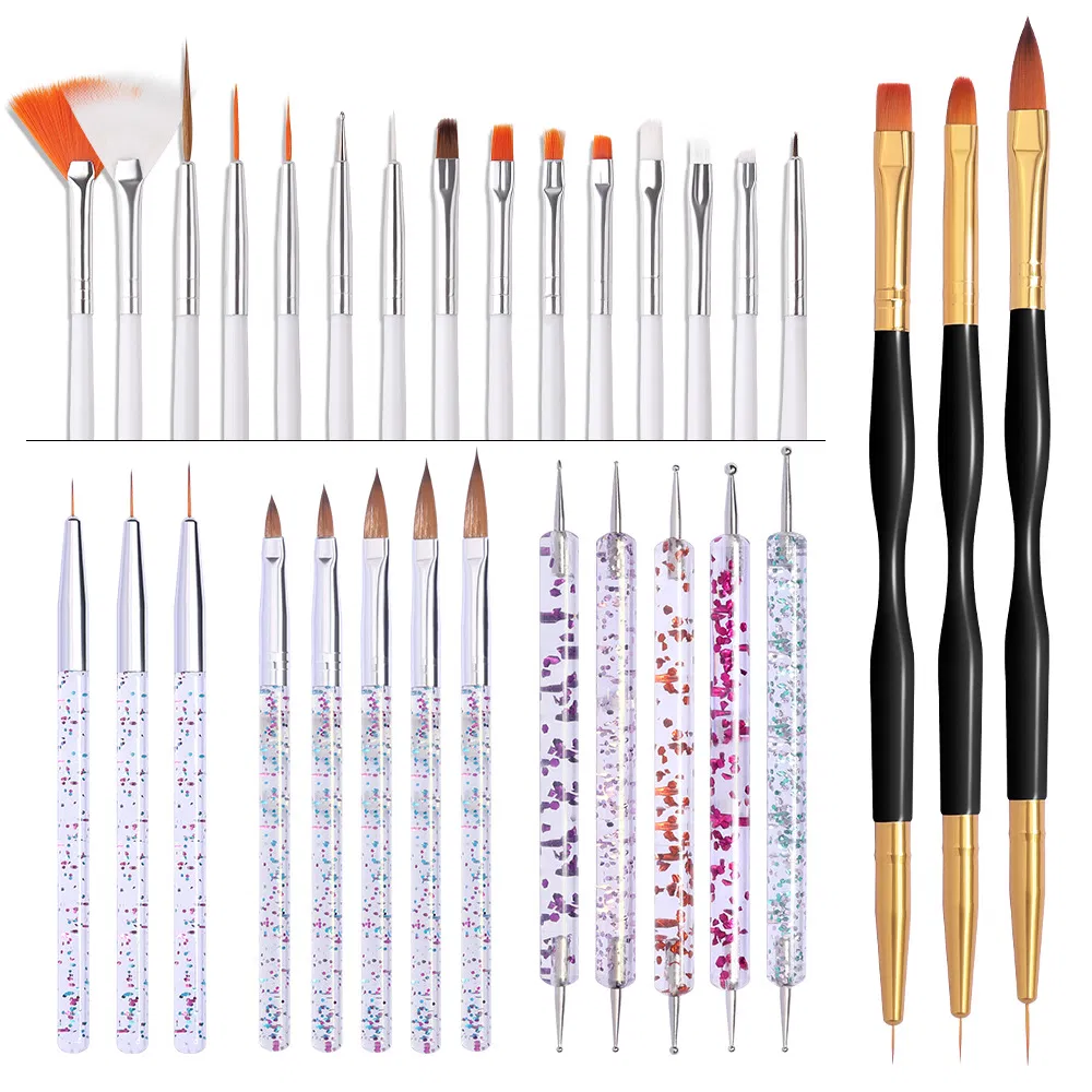 New Style Wholesale Color Paint Pen Sculpture Pull Line Nail Pen