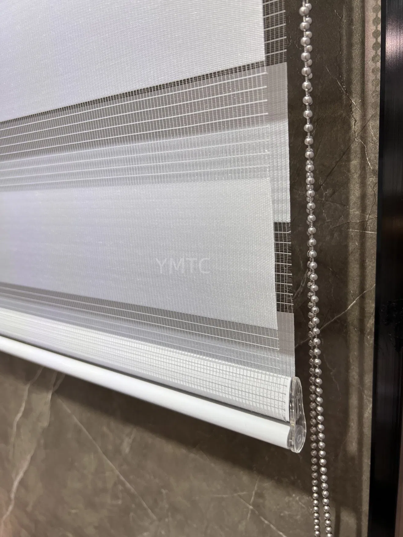 Home Modern Design Cheap Fabric Zebra Roller Shades with Bead Chain Control