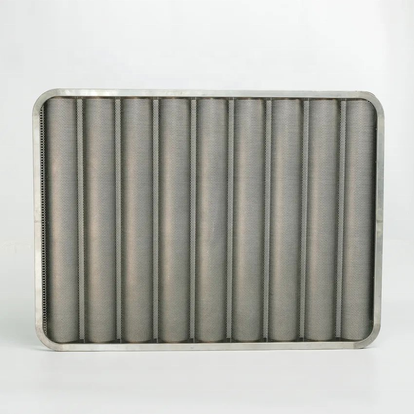 Commercial 9 Channels Aluminium Alloy Perforated Nonstick French Bread Baguette Trays