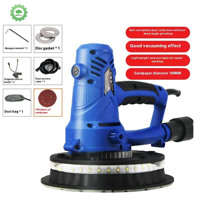 Electric Power Corded Random Orbital Sander with Dust Bag for Woodworking Wall Metal Hand Hold Orbit Sander