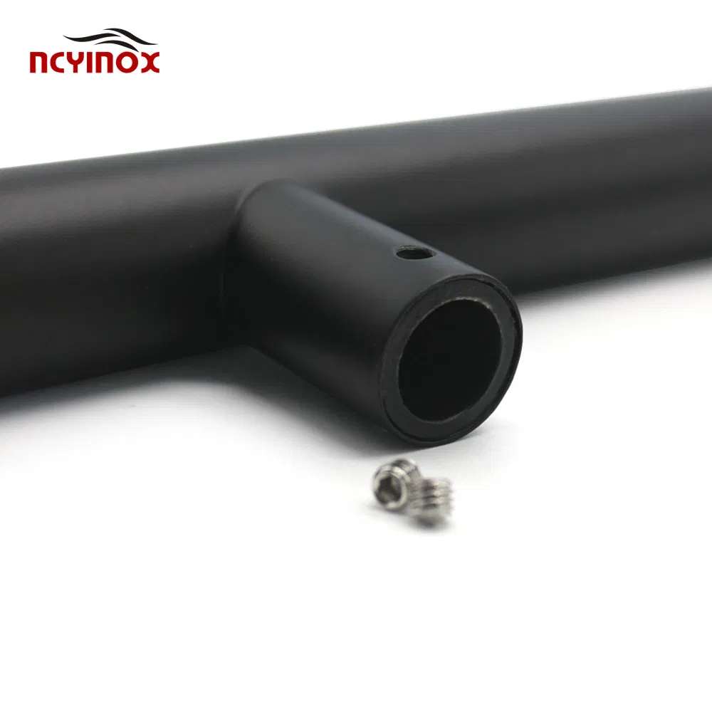 Round H Shape 304 Stainless Steel Door Pull Push Handle for Glass Door/Wooden Door with Matte Black