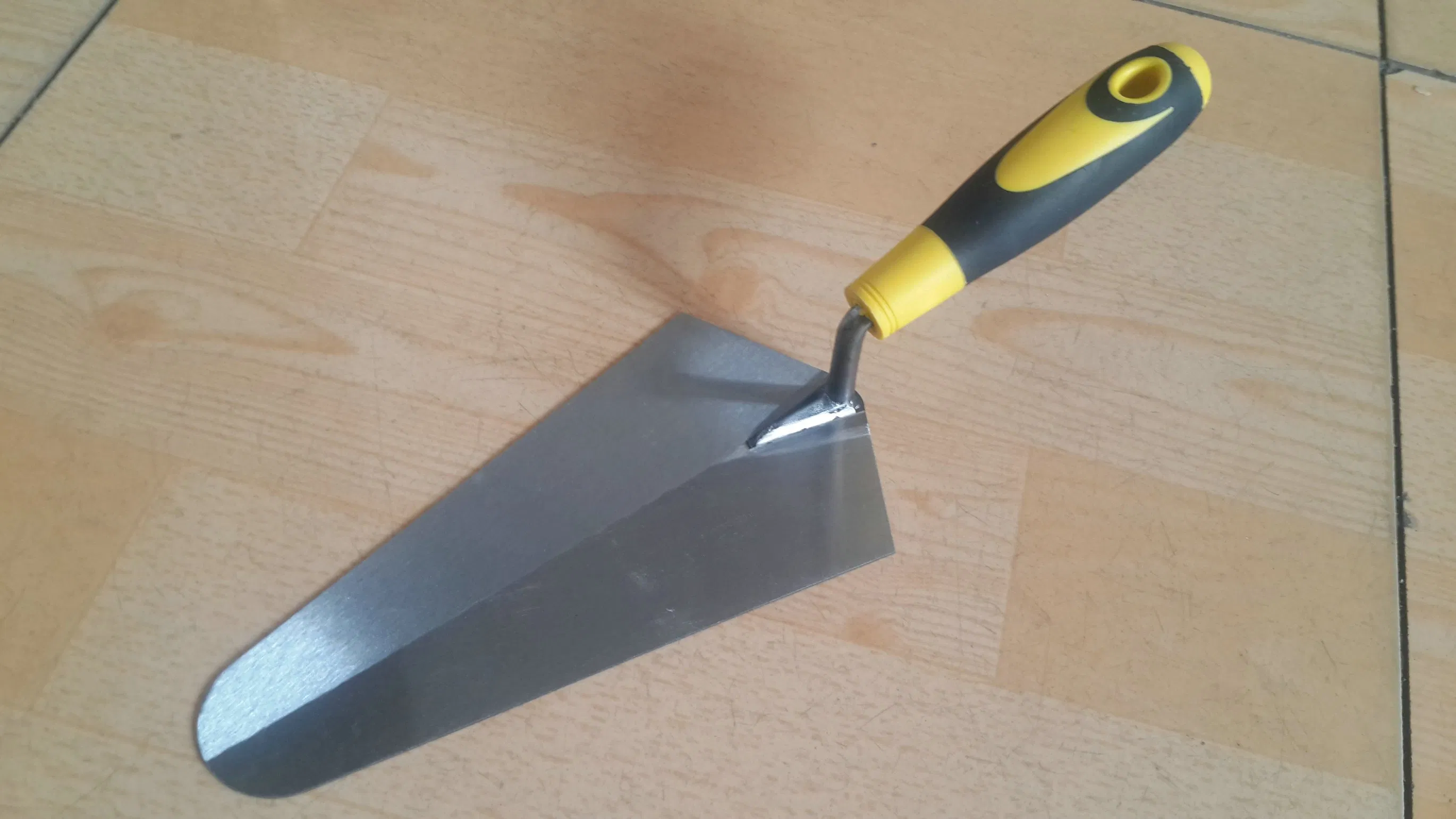 Carbon Steel Bricklaying Tool Trowel Drywall Scraper with TPR Handle