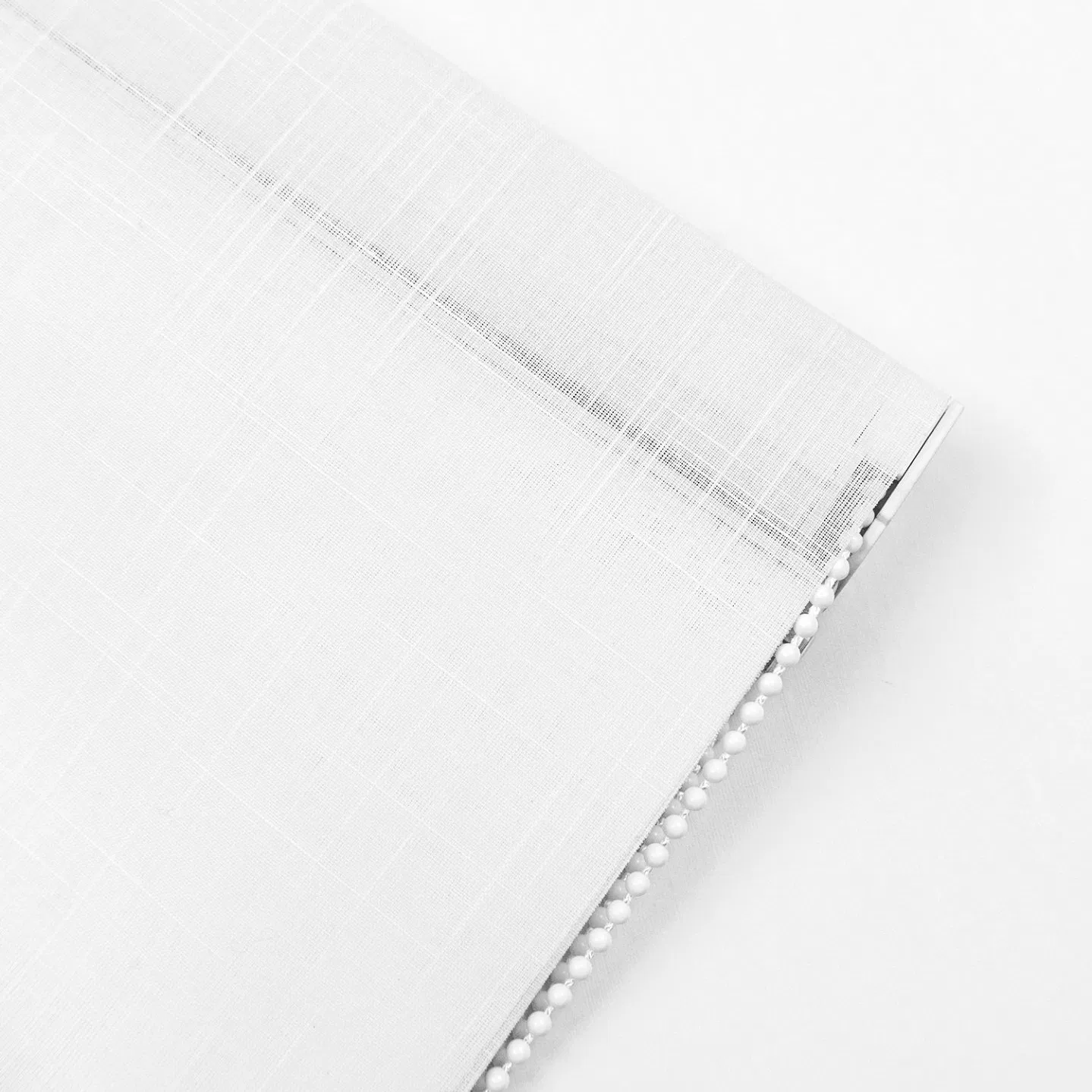 Professional Manual European Style Horizontal Blinds Modern Roman Blinds Built-in Installation for French Fabric Curtain