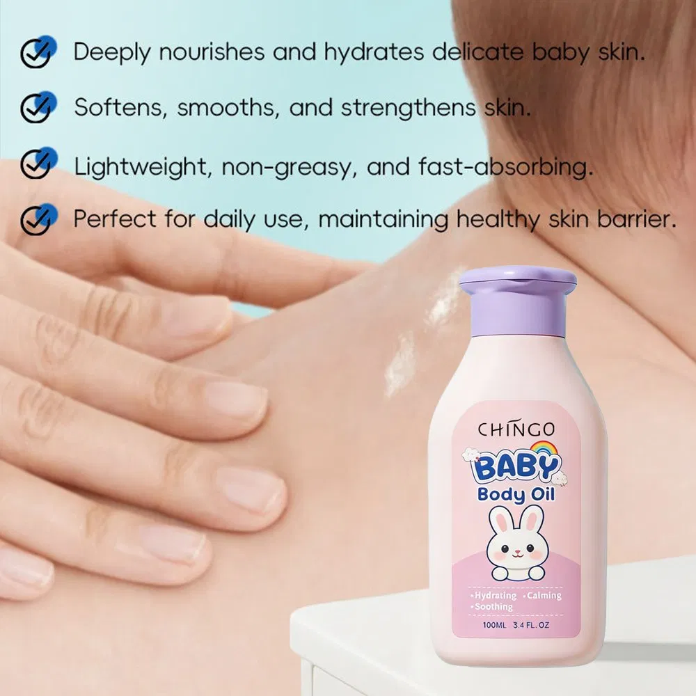 Fragrance-Free Skin Revitalizer Smoothing Baby Moisture Body Oil Hydrating Skin