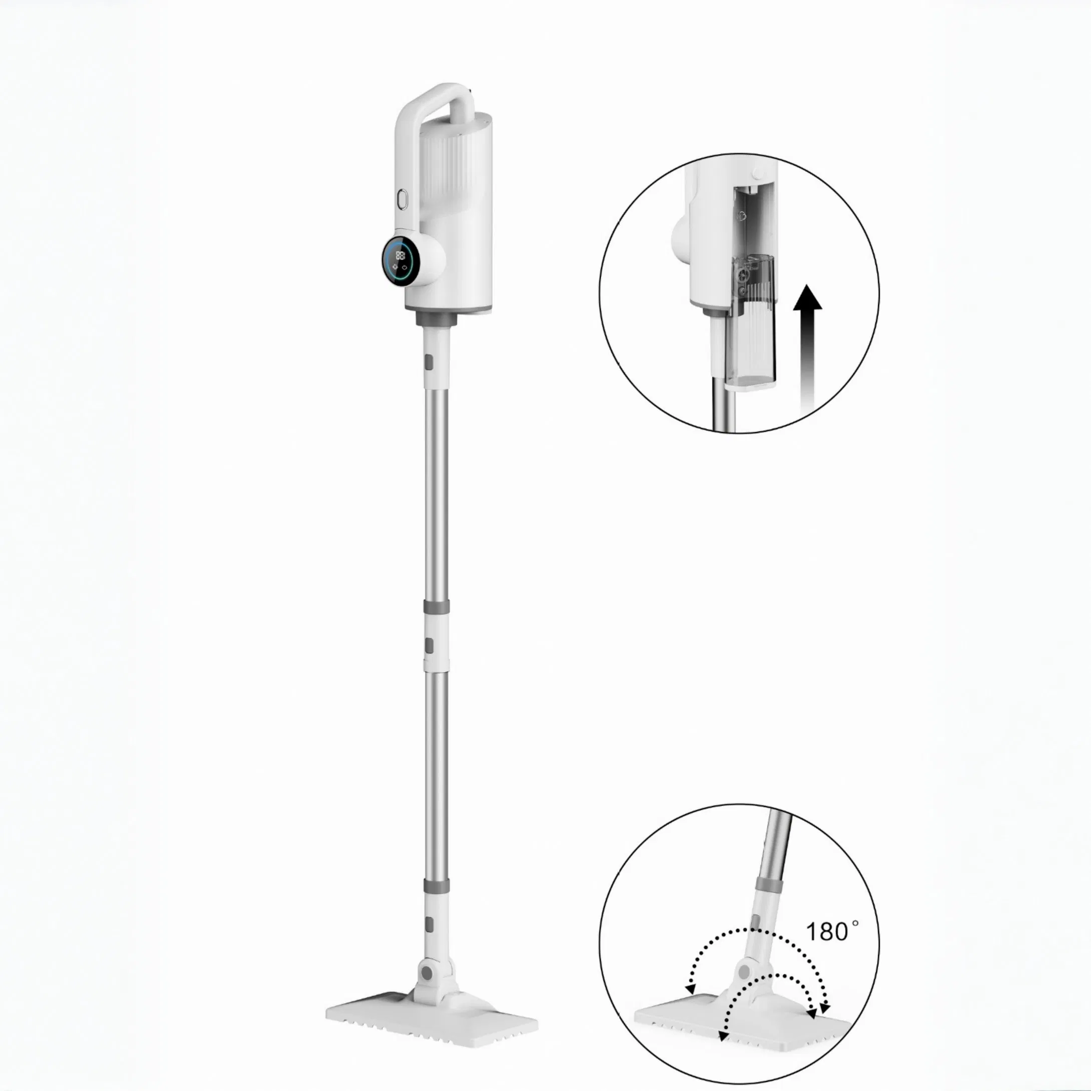 China Factory Multi-Purpose LED Display Handheld Steam Mop with 25 Seconds Reheat (MY-603)