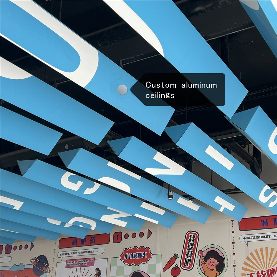 Customized Aluminum Ceilings Are Suitable for Advertising and Decoration